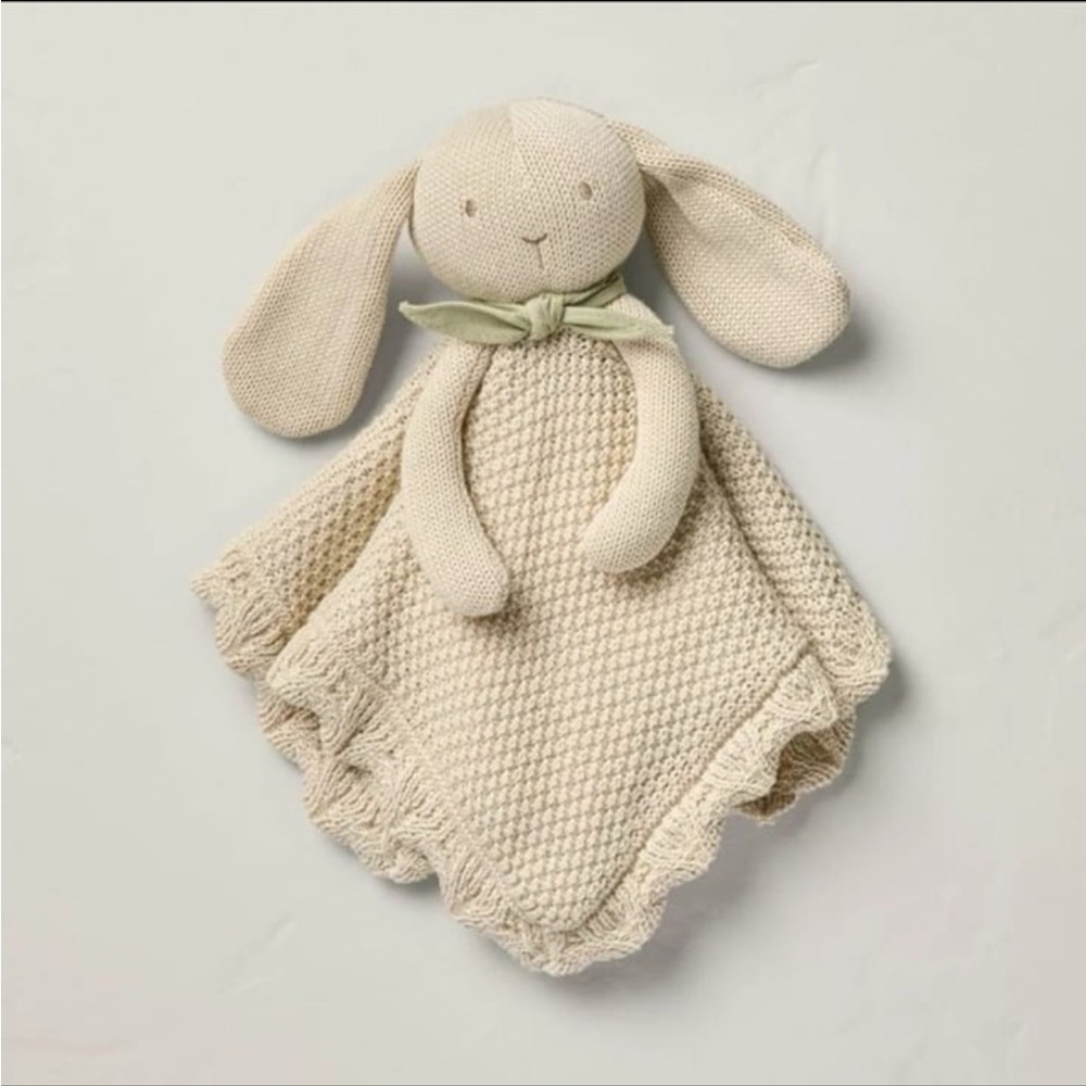 Beige Knit Bunny Security Blanket-Hearth & Hand with  Magnolia